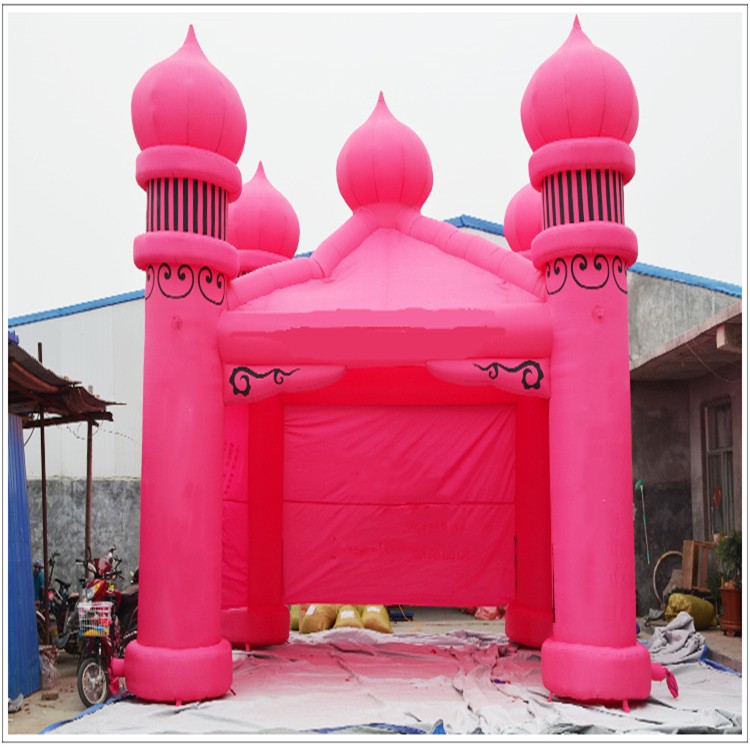 新华粉色帐篷